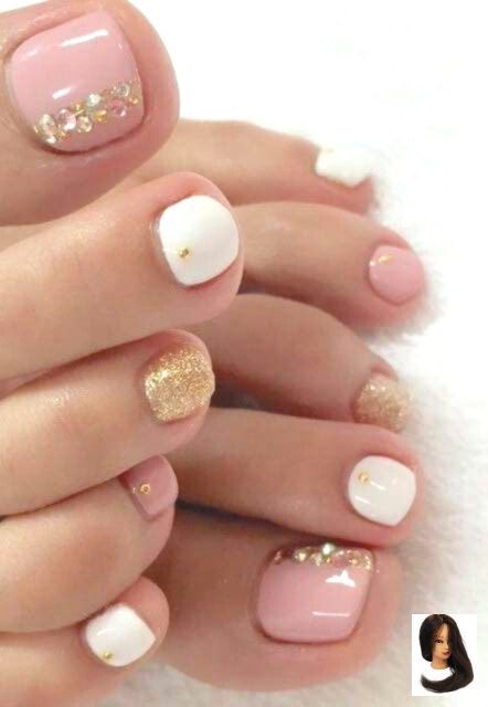 gelish-toe-nail-designs-19_7 Gelish toe unghii modele