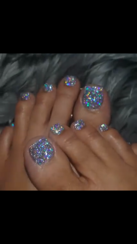 glitter-toe-designs-15 Glitter toe modele