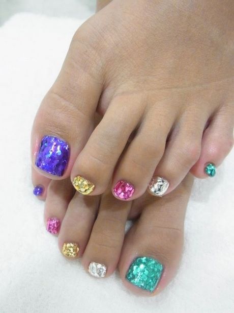glitter-toe-designs-15_7 Glitter toe modele