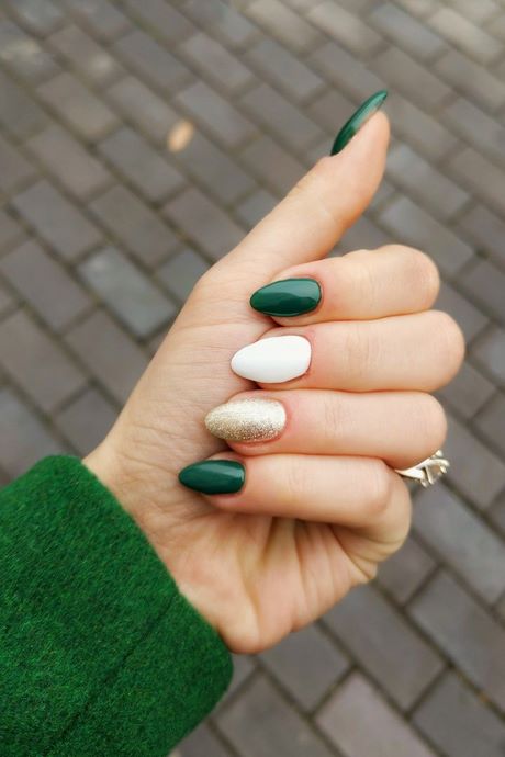 green-and-white-christmas-nails-71_6 Verde și alb cuie de Crăciun