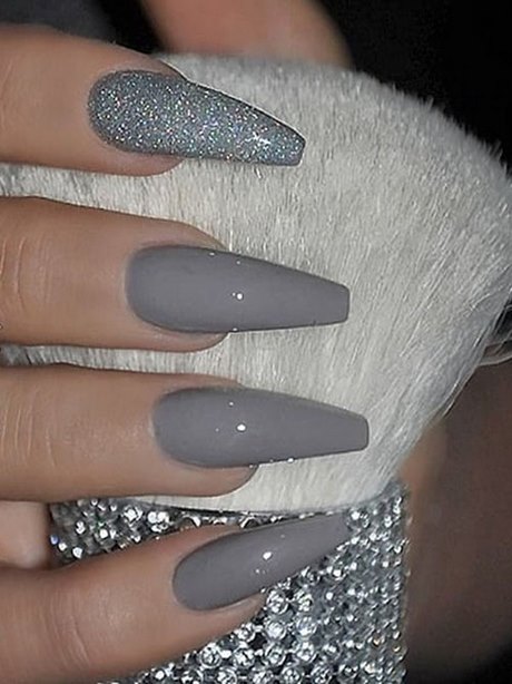 grey-color-nail-design-42_3 Design de unghii de culoare Gri