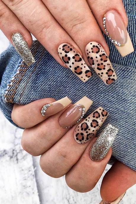 grey-leopard-print-nails-31_12 Unghii cu imprimeu leopard gri
