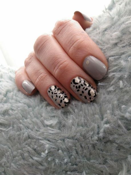 grey-leopard-print-nails-31_14 Unghii cu imprimeu leopard gri