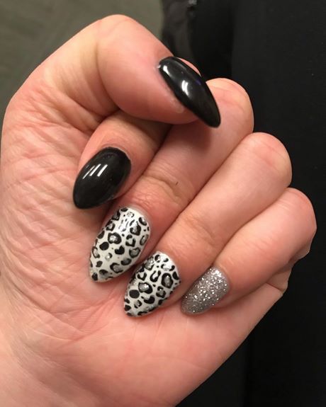 grey-leopard-print-nails-31_7 Unghii cu imprimeu leopard gri