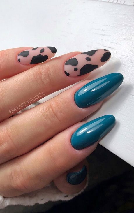 grey-leopard-print-nails-31_8 Unghii cu imprimeu leopard gri