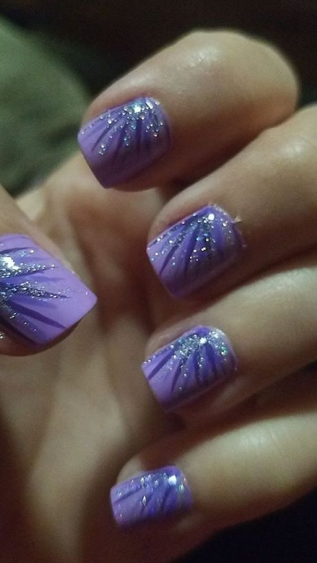 lavender-nail-art-designs-28 Lavanda nail art modele