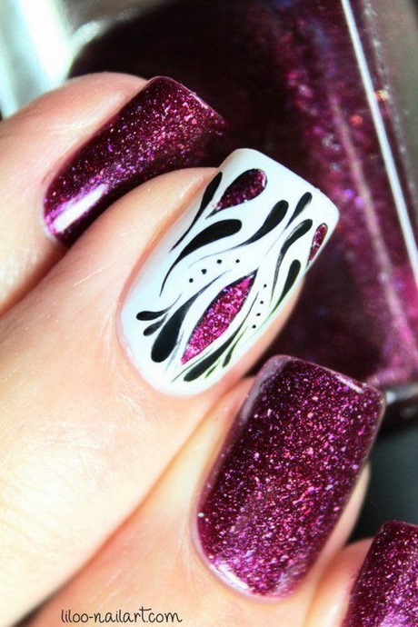 lavender-nail-art-designs-28_17 Lavanda nail art modele