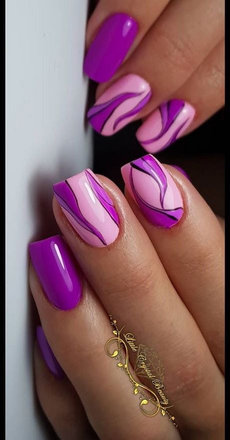 lavender-nail-art-designs-28_8 Lavanda nail art modele