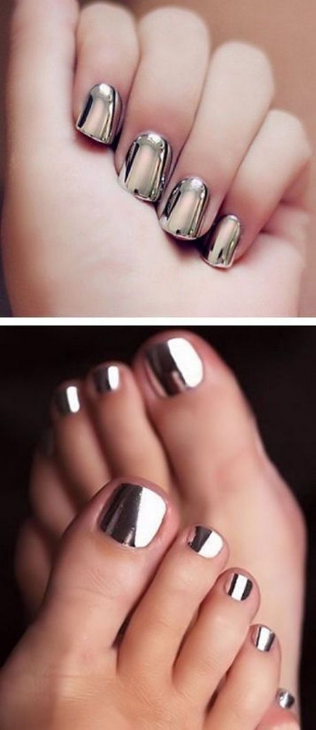 metallic-silver-nail-designs-98_2 Modele metalice de unghii de argint