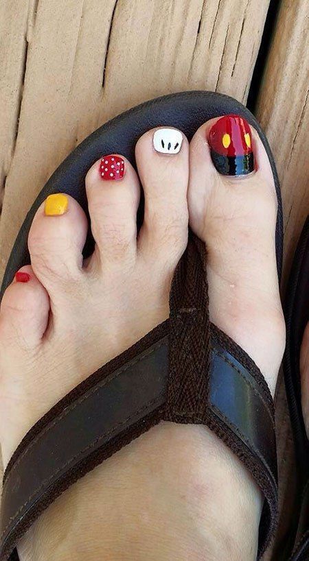 mickey-mouse-toe-nail-designs-96_9 Mickey mouse toe unghii modele