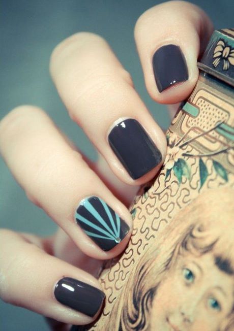 nail-art-design-color-gray-20_8 Nail art design culoare Gri