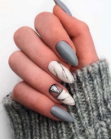 nail-art-design-gray-20_18 Nail art Design gri
