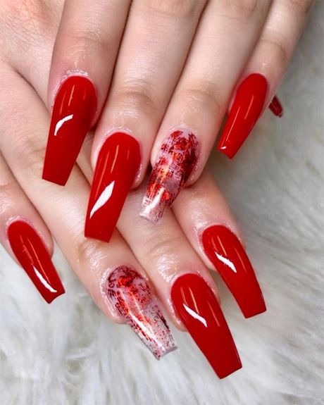 nail-art-design-on-red-colour-65_7 Nail art design pe culoarea roșie