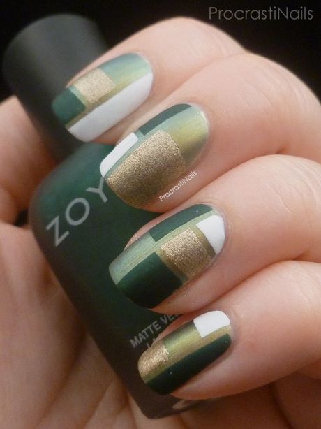 nail-art-designs-green-colour-72_16 Nail art modele de culoare verde