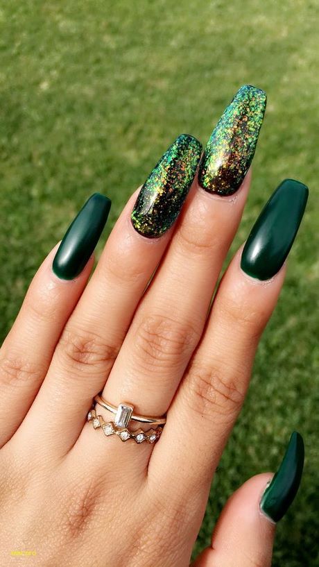 nail-art-designs-green-colour-72_5 Nail art modele de culoare verde