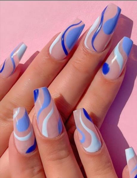 nail-design-with-blue-color-23_9 Design de unghii cu culoare albastră