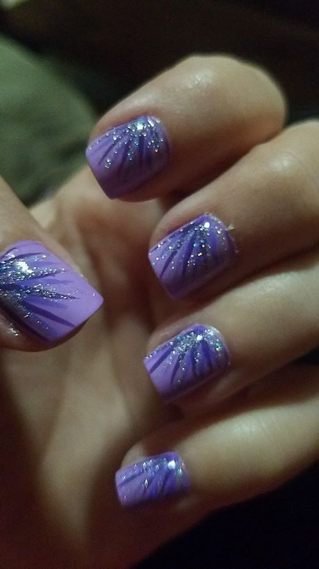nail-designs-for-purple-nails-20_14 Modele de unghii pentru unghii violet