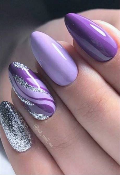 nail-designs-for-purple-nails-20_16 Modele de unghii pentru unghii violet