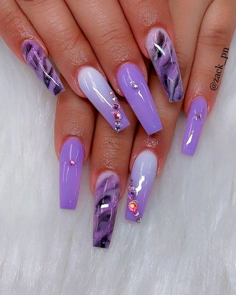 nail-designs-for-purple-nails-20_2 Modele de unghii pentru unghii violet