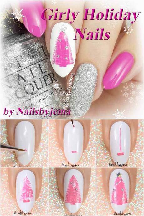 nail-designs-for-short-nails-christmas-89_10 Modele de unghii pentru unghii scurte Crăciun