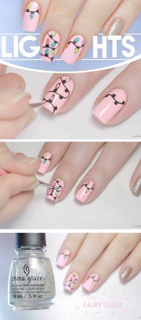 nail-designs-for-short-nails-christmas-89_11 Modele de unghii pentru unghii scurte Crăciun