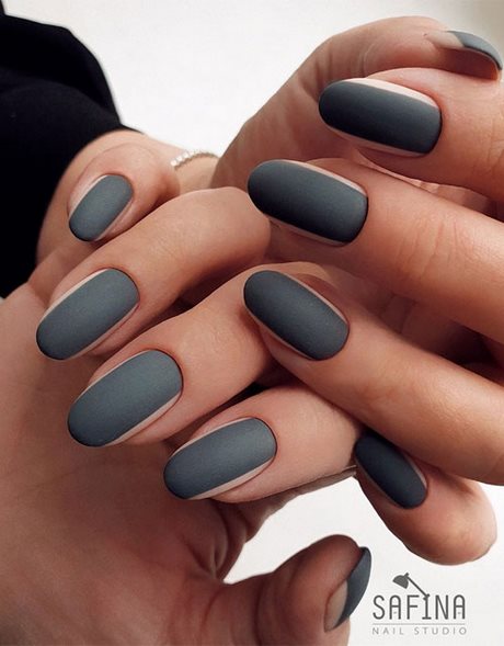 nail-designs-in-grey-93_11 Modele de unghii în gri