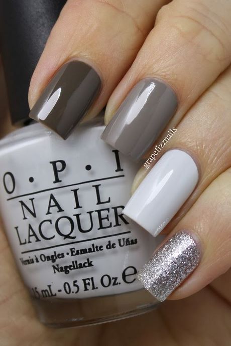 nail-designs-in-grey-93_14 Modele de unghii în gri