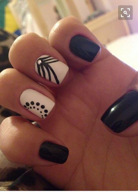nail-designs-lines-and-dots-88_7 Unghii modele linii și puncte