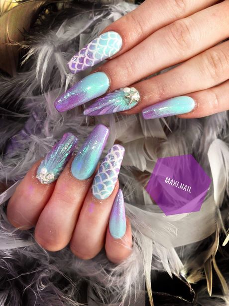 nail-designs-mermaid-51_19 Modele de unghii sirena