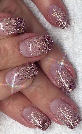 nail-designs-ombre-glitter-64_8 Modele de unghii Ombre glitter