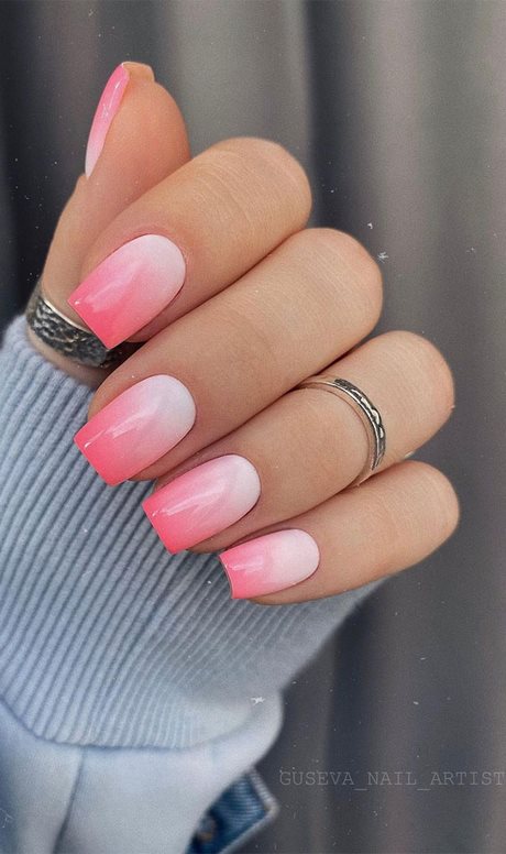 nail-designs-ombre-pink-43_6 Modele de unghii ombre roz