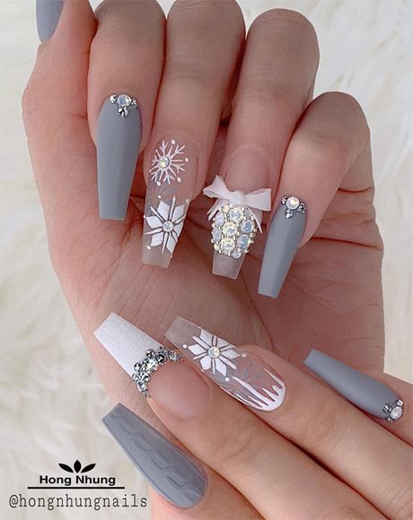 nail-designs-on-clear-nails-61_15 Modele de unghii pe unghii clare