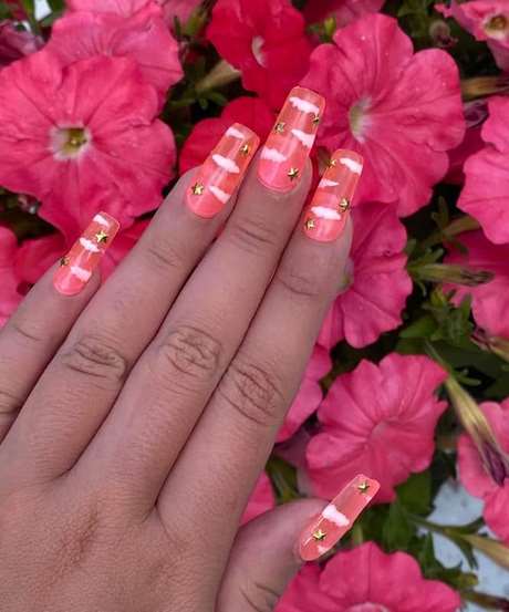 nail-designs-on-clear-nails-61_2 Modele de unghii pe unghii clare