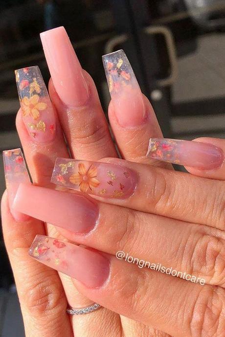 nail-designs-on-clear-nails-61_4 Modele de unghii pe unghii clare