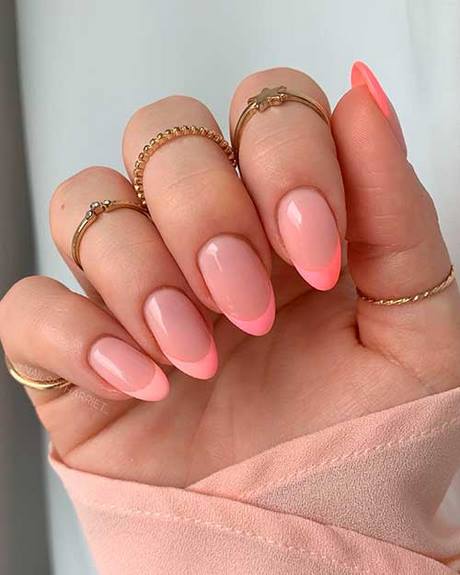 nail-designs-peach-27_18 Modele de unghii peach