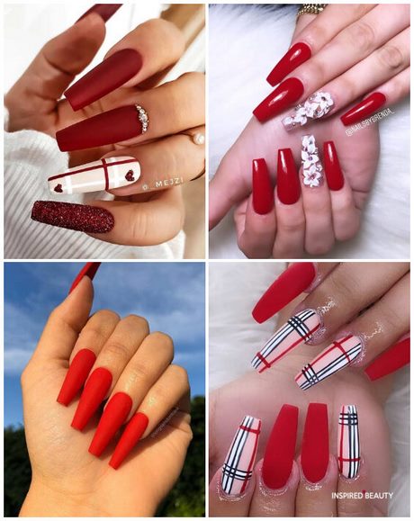 nail-designs-with-the-color-red-93_3 Modele de unghii cu culoarea roșie