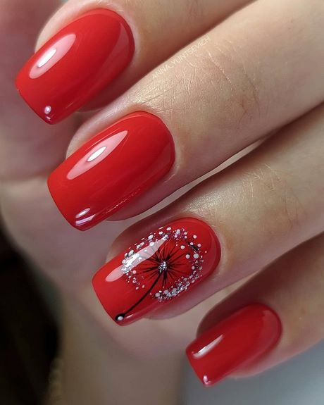 nail-designs-with-the-color-red-93_5 Modele de unghii cu culoarea roșie