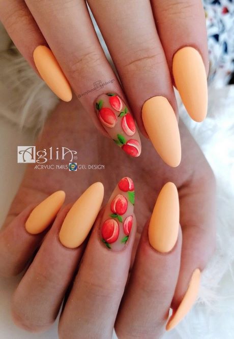 peach-nail-art-designs-89_4 Peach nail art modele
