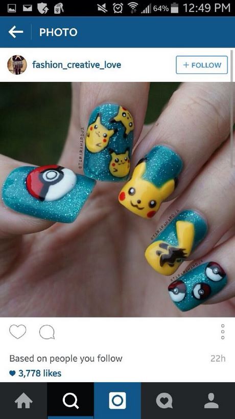 pikachu-nail-art-design-97_10 Pikachu nail art design