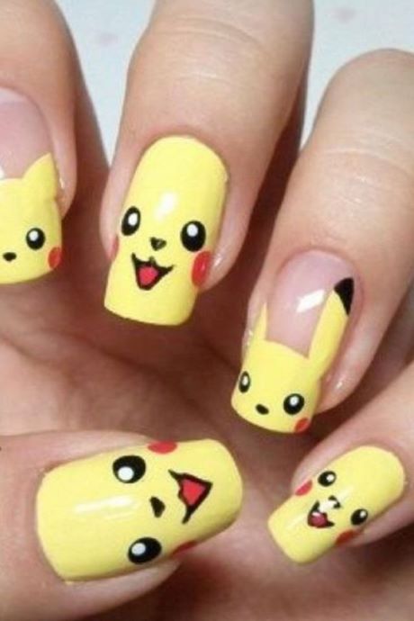 pikachu-nail-art-design-97_19 Pikachu nail art design