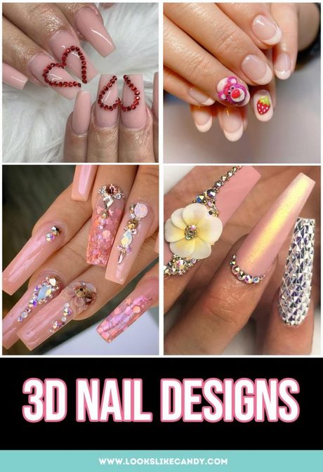 pink-3d-nail-designs-64_4 Modele de unghii 3D roz