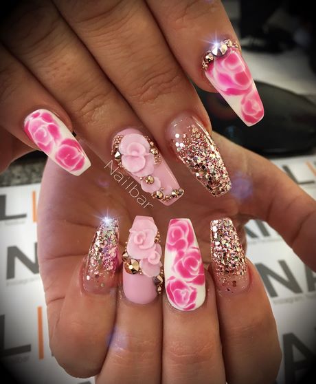 pink-3d-nail-designs-64_9 Modele de unghii 3D roz