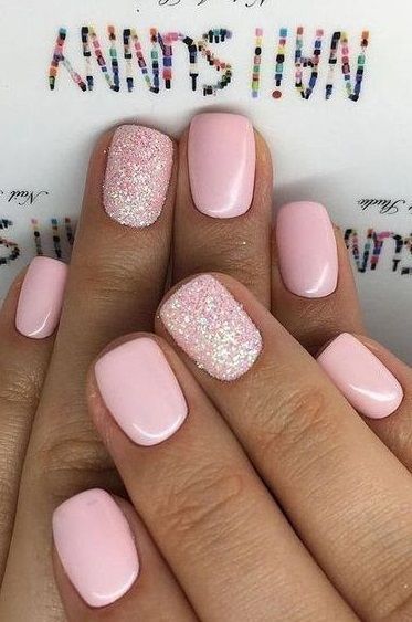 pink-short-nail-designs-00_3 Modele de unghii scurte roz
