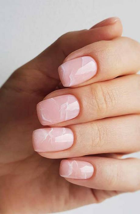 pink-short-nail-designs-00_4 Modele de unghii scurte roz