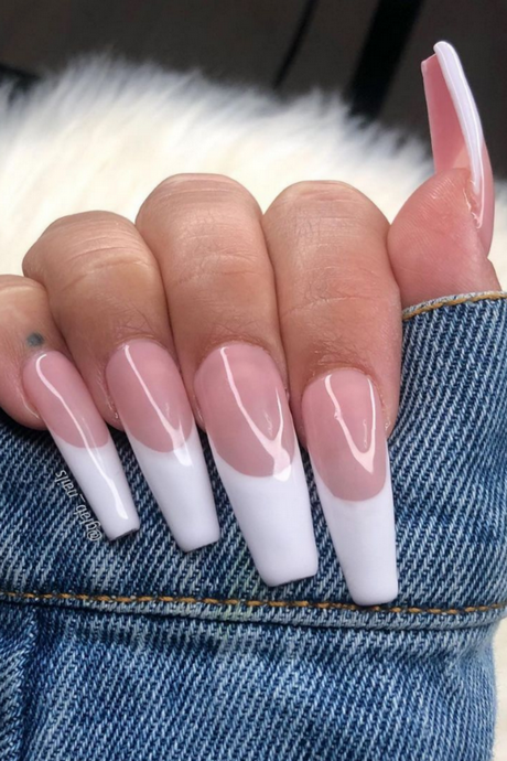 pink-white-acrylic-nail-designs-77 Modele de unghii acrilice roz alb