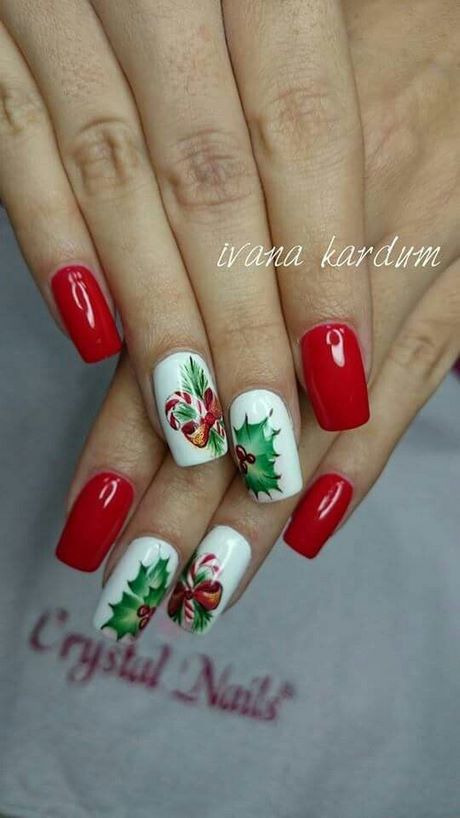 pinterest-nail-designs-for-christmas-87_11 Pinterest Modele de unghii pentru Crăciun