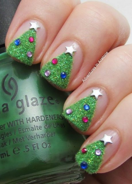 pretty-nail-designs-for-christmas-88_11 Modele frumoase de unghii pentru Crăciun