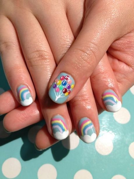 rainbow-toe-nail-designs-82_11 Modele de unghii Rainbow toe