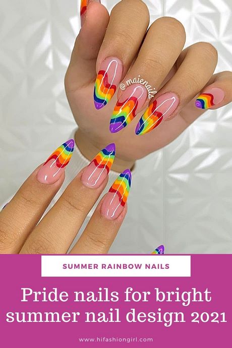 rainbow-toe-nail-designs-82_7 Modele de unghii Rainbow toe