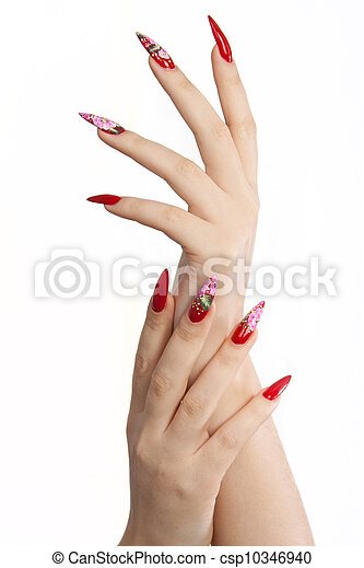 red-long-nails-pics-97_14 Roșu unghii lungi poze